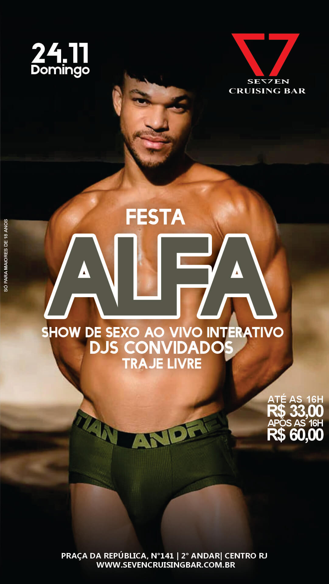 ALFA - RIO - DJs e shows XXX - 24 NOV