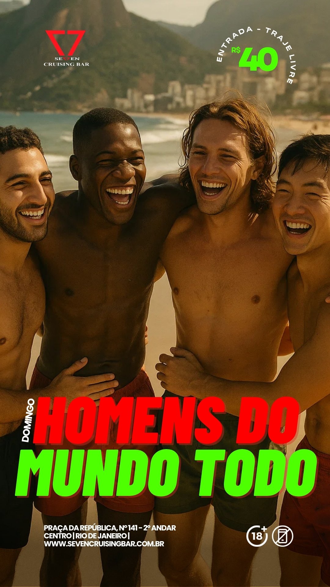 Seven Cruising Bar   Um oásis de homens no domingo