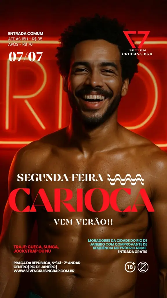 Segunda feira Carioca no Seven Cruising Bar