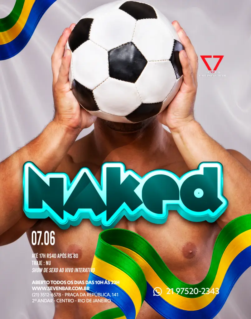 Festa NAKED no Seven Cruising Bar!